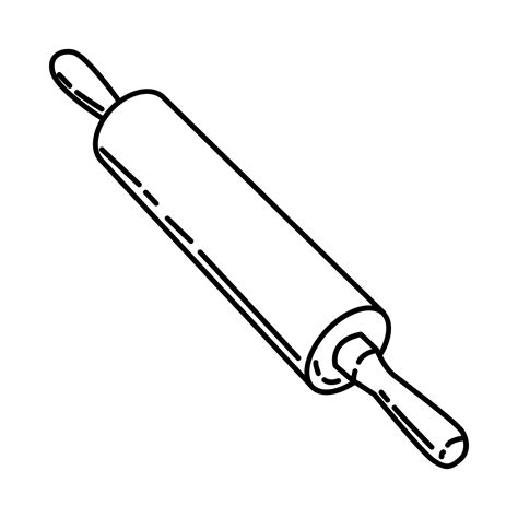 rolling pin vector|rolling pin drawing.